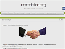 Tablet Screenshot of emediator.org